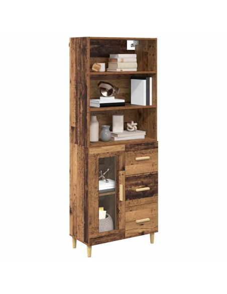 Credenza Legno vecchio 69,5 x 34 x 180 cm Legno multistrato