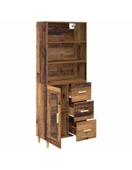 Credenza Legno vecchio 69,5 x 34 x 180 cm Legno multistrato