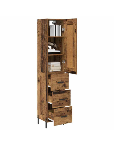 Credenza Legno vecchio 34,5 x 34 x 180 cm Legno multistrato