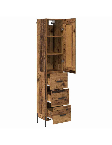 Credenza Legno vecchio 34,5 x 34 x 180 cm Legno multistrato