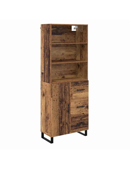 Credenza Legno vecchio 69,5 x 34 x 180 cm Legno multistrato