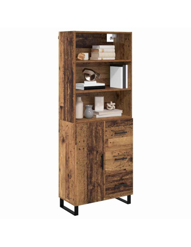 Credenza Legno vecchio 69,5 x 34 x 180 cm Legno multistrato