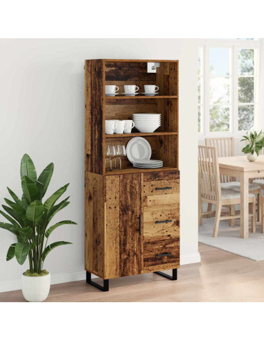 Credenza Legno vecchio 69,5 x 34 x 180 cm Legno multistrato