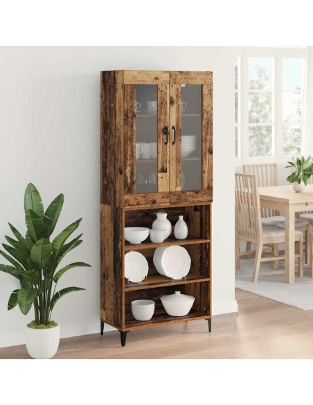 Credenza Legno vecchio 69,5 x 34 x 180 cm Legno multistrato