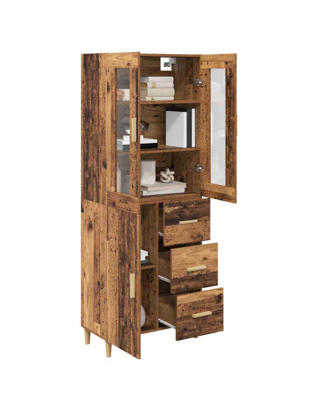 Credenza Legno vecchio 69,5 x 34 x 180 cm Legno multistrato