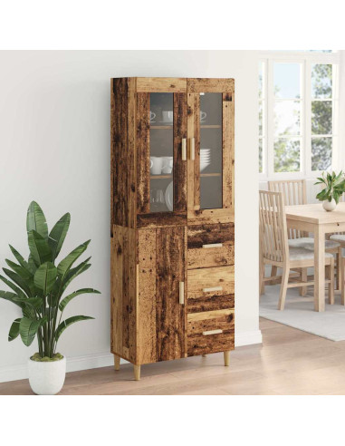 Credenza Legno vecchio 69,5 x 34 x 180 cm Legno multistrato