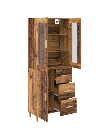 Credenza Legno vecchio 69,5 x 34 x 180 cm Legno multistrato