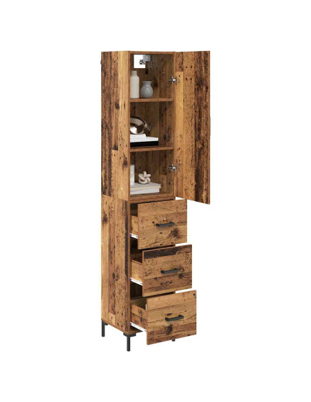 Credenza Legno vecchio 69,5 x 34 x 180 cm Legno multistrato