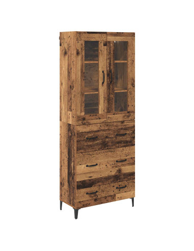 Credenza Legno vecchio 69,5 x 34 x 180 cm Legno multistrato