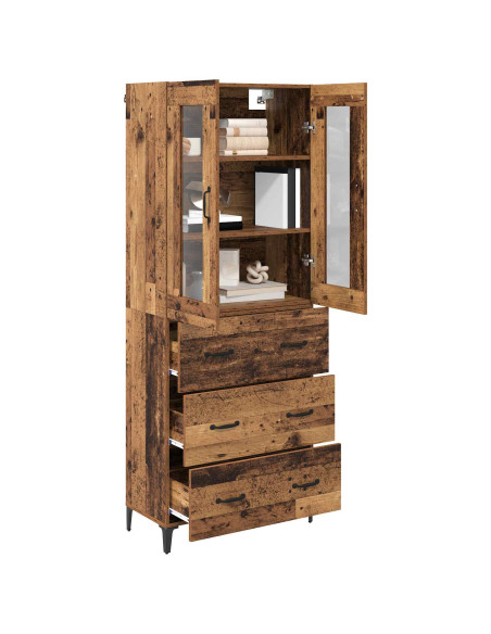 Credenza Legno vecchio 69,5 x 34 x 180 cm Legno multistrato