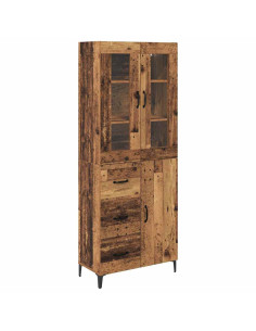 Credenza Legno vecchio 69,5 x 34 x 180 cm Legno multistrato 2