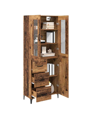 Credenza Legno vecchio 69,5 x 34 x 180 cm Legno multistrato