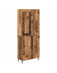 Credenza 2 pcs Legno vecchio Legno multistrato 2