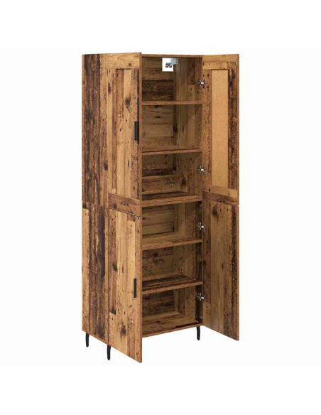 Credenza 2 pcs Legno vecchio Legno multistrato