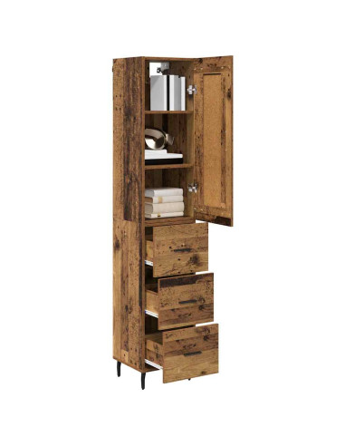 Credenza Legno vecchio 34,5 x 34 x 180 cm Legno multistrato