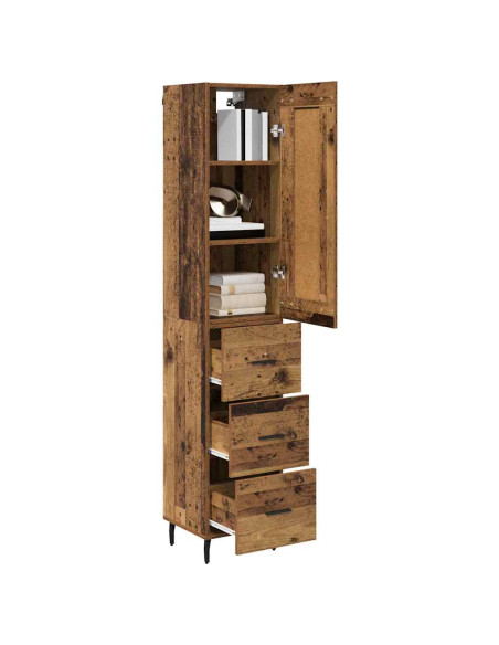 Credenza Legno vecchio 34,5 x 34 x 180 cm Legno multistrato