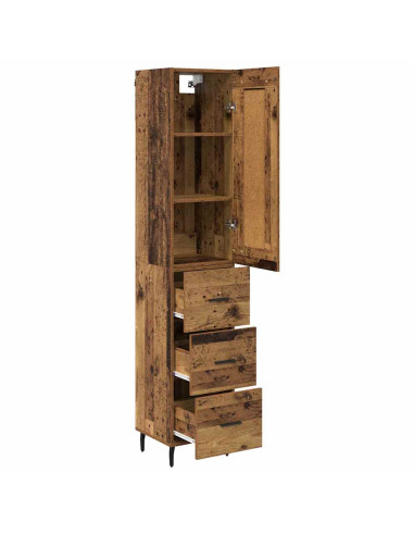 Credenza Legno vecchio 34,5 x 34 x 180 cm Legno multistrato