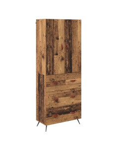 Credenza Legno vecchio 69,5 x 34 x 180 cm Legno multistrato 2