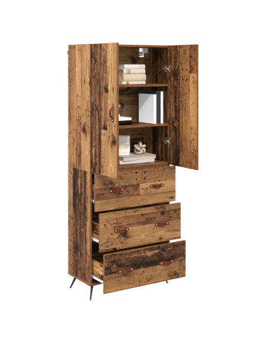 Credenza Legno vecchio 69,5 x 34 x 180 cm Legno multistrato