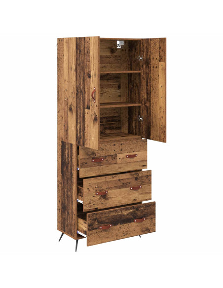 Credenza Legno vecchio 69,5 x 34 x 180 cm Legno multistrato