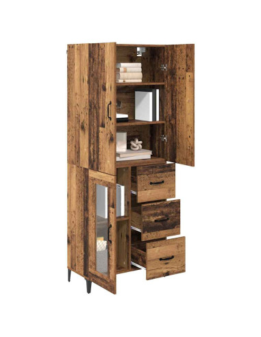 Credenza Legno vecchio 69,5 x 34 x 180 cm Legno multistrato