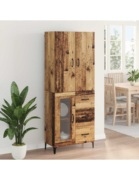 Credenza Legno vecchio 69,5 x 34 x 180 cm Legno multistrato