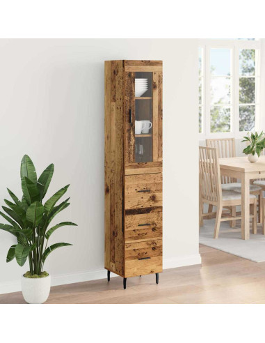 Credenza Legno vecchio 34,5 x 34 x 180 cm Legno multistrato