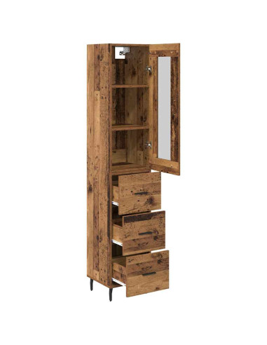 Credenza Legno vecchio 34,5 x 34 x 180 cm Legno multistrato