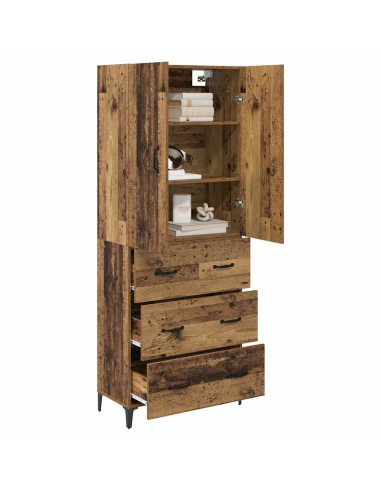 Credenza Legno vecchio 69,5 x 34 x 180 cm Legno multistrato