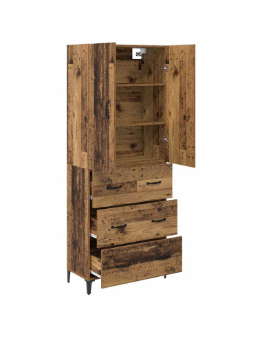 Credenza Legno vecchio 69,5 x 34 x 180 cm Legno multistrato