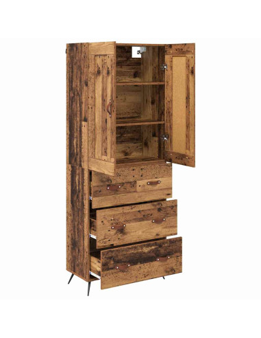 Credenza Legno vecchio 69,5 x 34 x 180 cm Legno multistrato