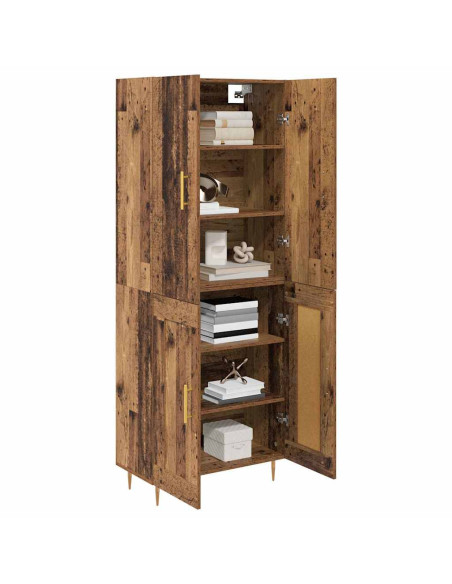 Credenza Legno vecchio 69,5 x 34 x 180 cm Legno multistrato