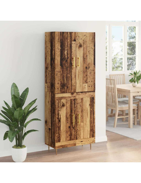 Credenza Legno vecchio 69,5 x 34 x 180 cm Legno multistrato