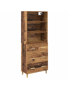 Credenza Legno vecchio 69,5 x 32,5 x 180 cm Legno multistrato 2