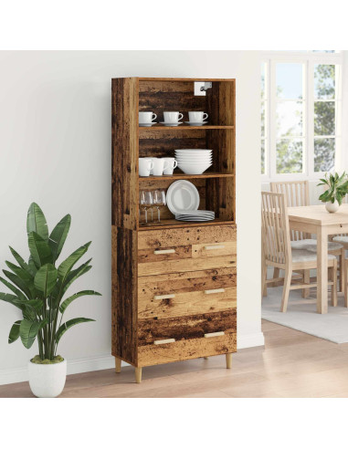 Credenza Legno vecchio 69,5 x 32,5 x 180 cm Legno multistrato