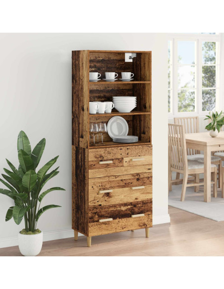 Credenza Legno vecchio 69,5 x 32,5 x 180 cm Legno multistrato