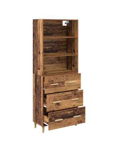 Credenza Legno vecchio 69,5 x 32,5 x 180 cm Legno multistrato