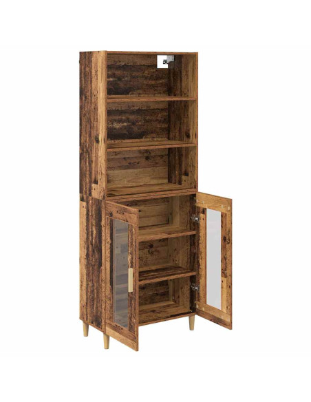 Credenza Legno vecchio 69,5 x 32,5 x 180 cm Legno multistrato