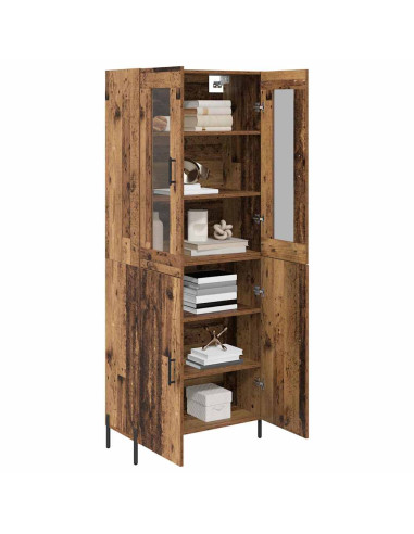 Credenza Legno vecchio 69,5 x 34 x 180 cm Legno multistrato