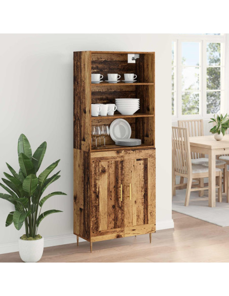 Credenza Legno vecchio 69,5 x 34 x 180 cm Legno multistrato