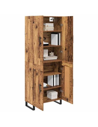 Credenza 2 pcs Legno vecchio 69,5 x 34 x 180 cm