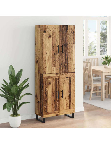 Credenza 2 pcs Legno vecchio 69,5 x 34 x 180 cm