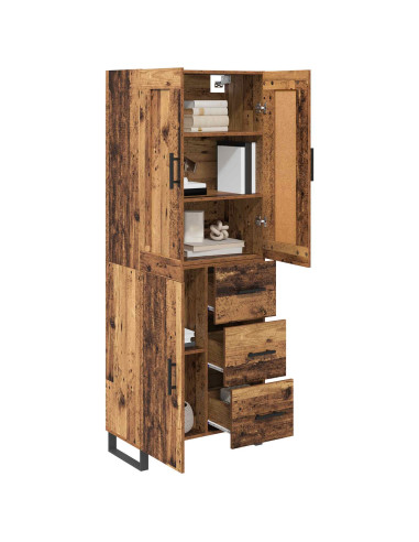 Credenza Legno vecchio 69,5 x 34 x 180 cm Legno multistrato