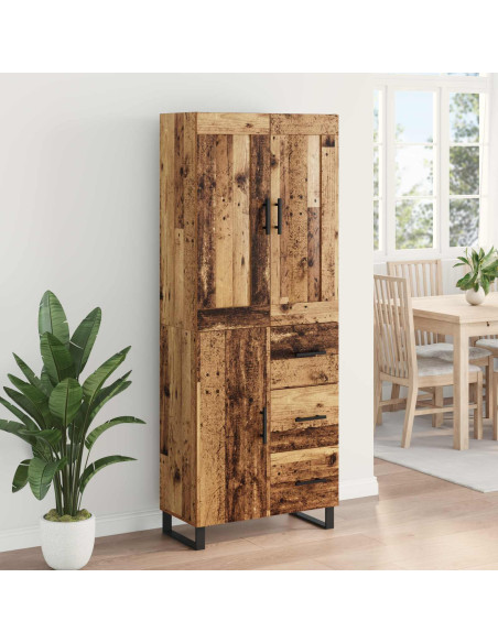 Credenza Legno vecchio 69,5 x 34 x 180 cm Legno multistrato