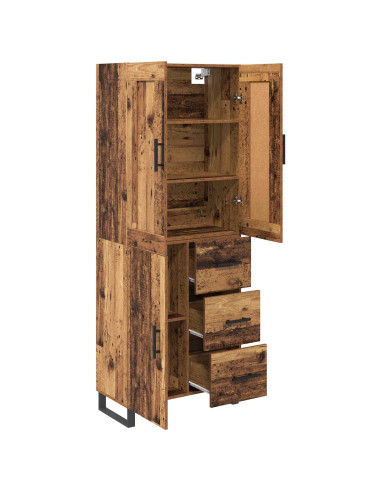 Credenza Legno vecchio 69,5 x 34 x 180 cm Legno multistrato