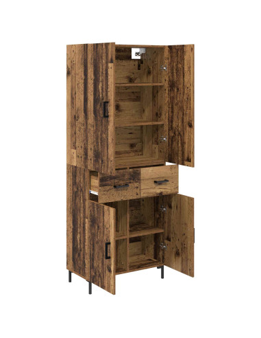 Credenza Legno vecchio 69,5 x 34 x 180 cm Legno multistrato