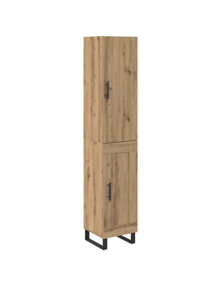Credenza Rovere artigianale 34,5 x 34 x 180 cm