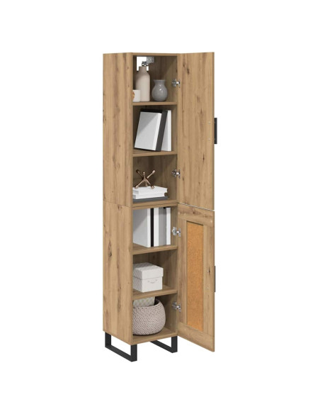 Credenza Rovere artigianale 34,5 x 34 x 180 cm