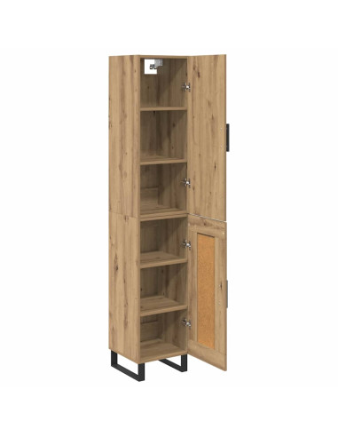 Credenza Rovere artigianale 34,5 x 34 x 180 cm