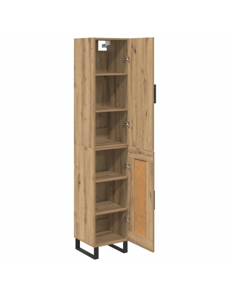 Credenza Rovere artigianale 34,5 x 34 x 180 cm